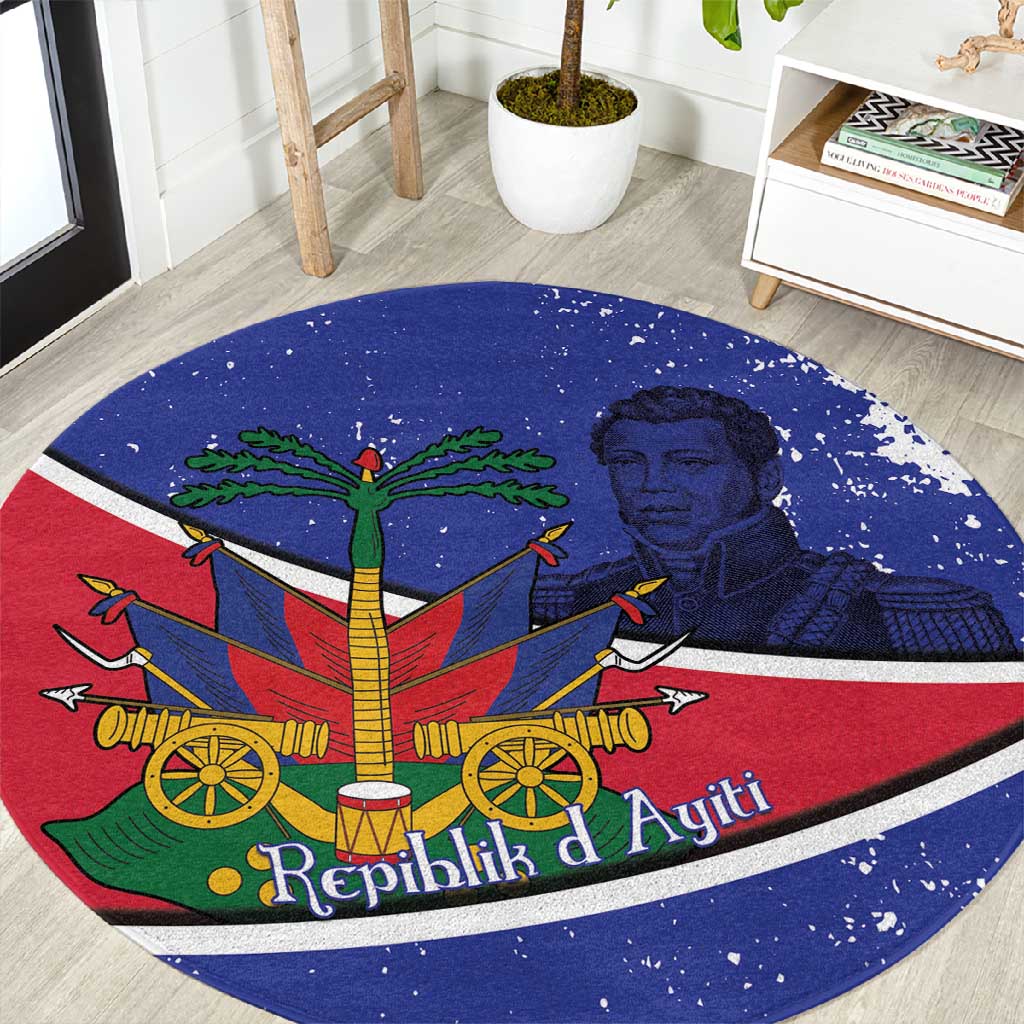 Republic of Haiti 1806-1820 Round Carpet Alexandre Petion With Coat Of Arms - Wonder Print Shop