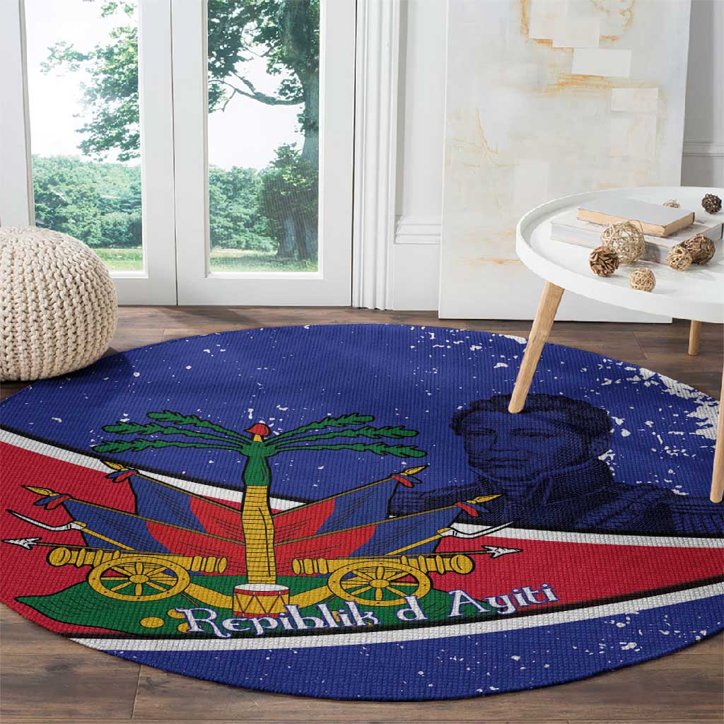 Republic of Haiti 1806-1820 Round Carpet Alexandre Petion With Coat Of Arms - Wonder Print Shop