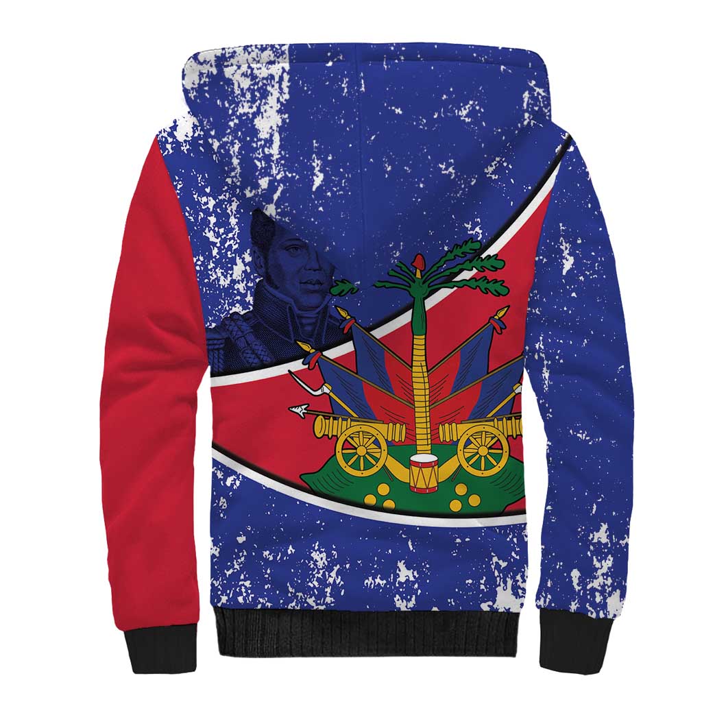 Republic of Haiti 1806-1820 Sherpa Hoodie Alexandre Petion With Coat Of Arms - Wonder Print Shop