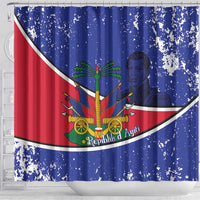 Republic of Haiti 1806-1820 Shower Curtain Alexandre Petion With Coat Of Arms - Wonder Print Shop