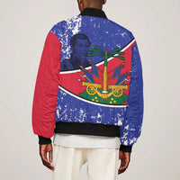 Republic of Haiti 1806-1820 Sleeve Zip Bomber Jacket Alexandre Petion With Coat Of Arms - Wonder Print Shop