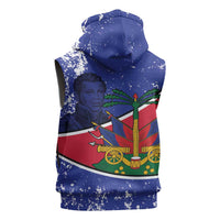 Republic of Haiti 1806-1820 Sleeveless Hoodie Alexandre Petion With Coat Of Arms - Wonder Print Shop