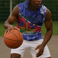 Republic of Haiti 1806-1820 Sleeveless Hoodie Alexandre Petion With Coat Of Arms - Wonder Print Shop