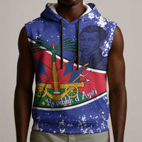 Republic of Haiti 1806-1820 Sleeveless Hoodie Alexandre Petion With Coat Of Arms - Wonder Print Shop