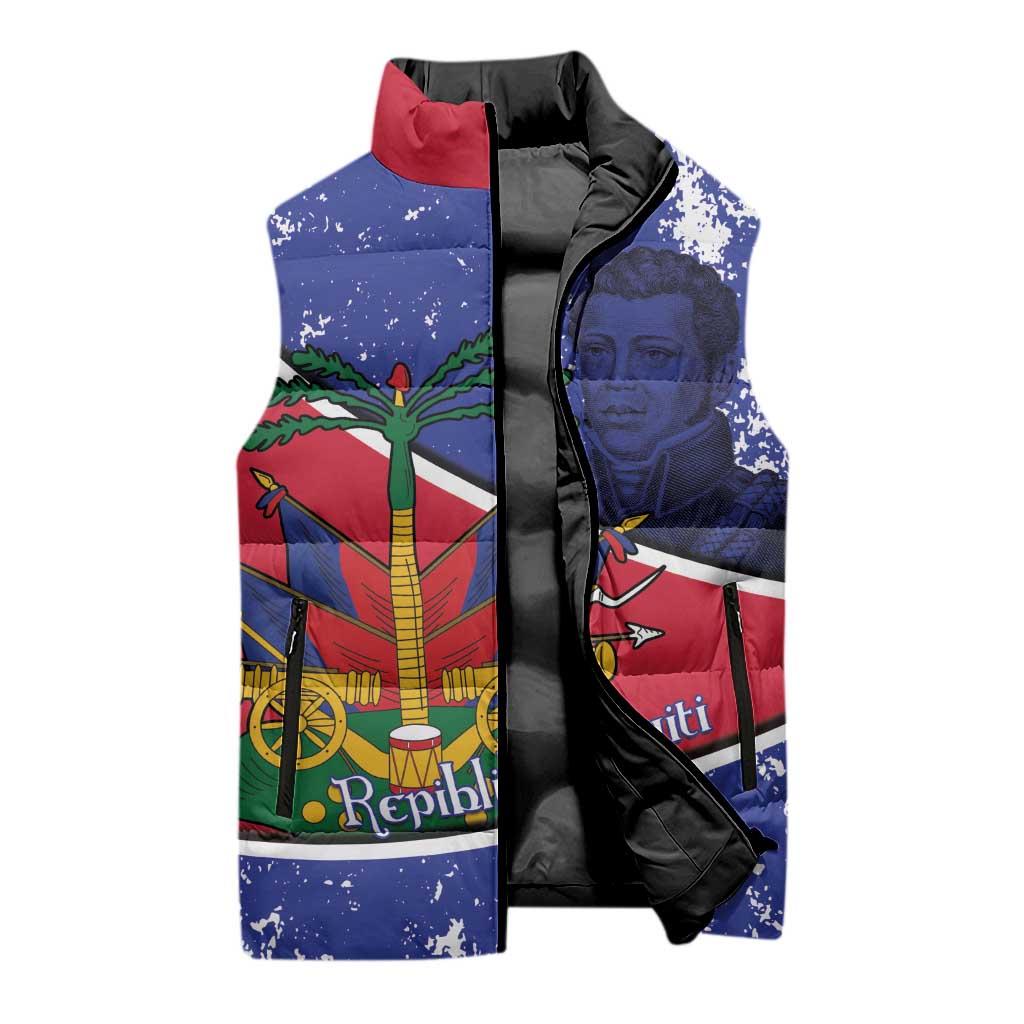 Republic of Haiti 1806-1820 Sleeveless Puffer Jacket Alexandre Petion With Coat Of Arms - Wonder Print Shop