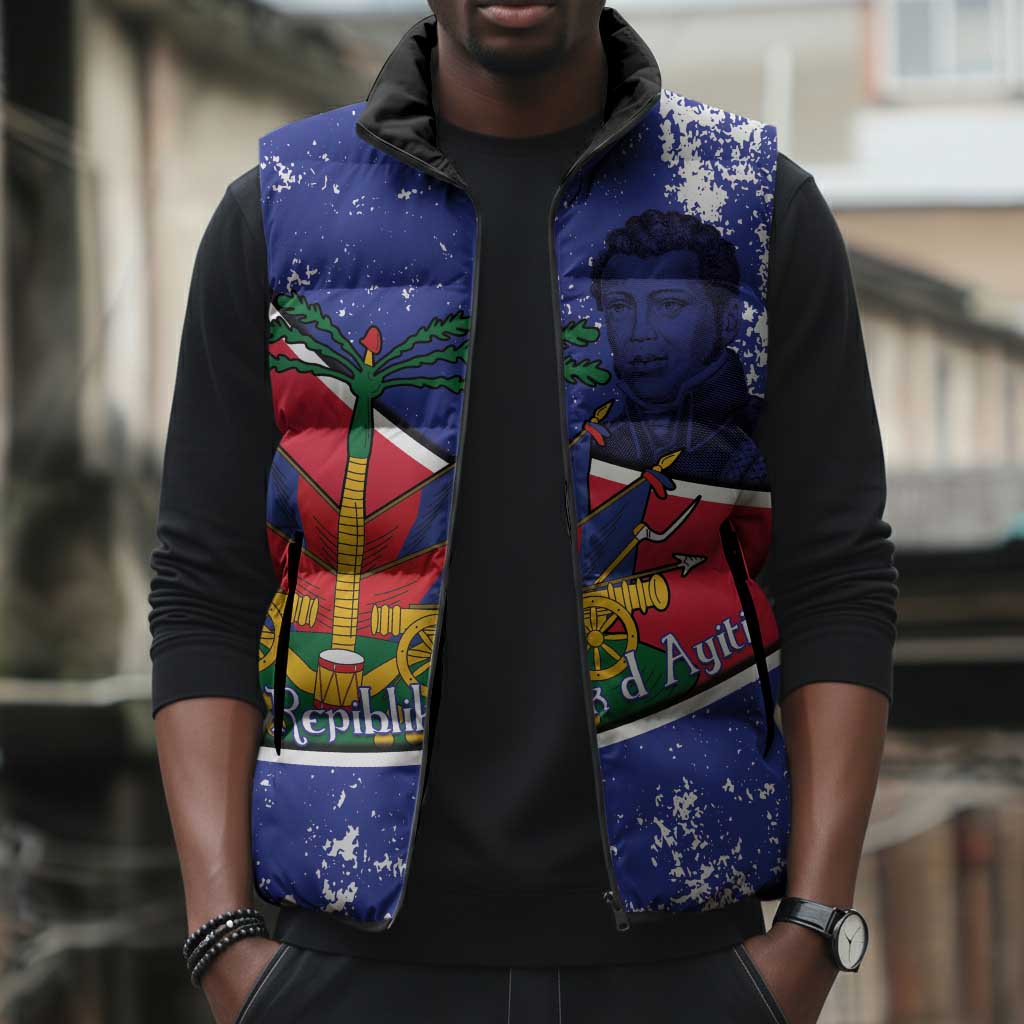 Republic of Haiti 1806-1820 Sleeveless Puffer Jacket Alexandre Petion With Coat Of Arms - Wonder Print Shop