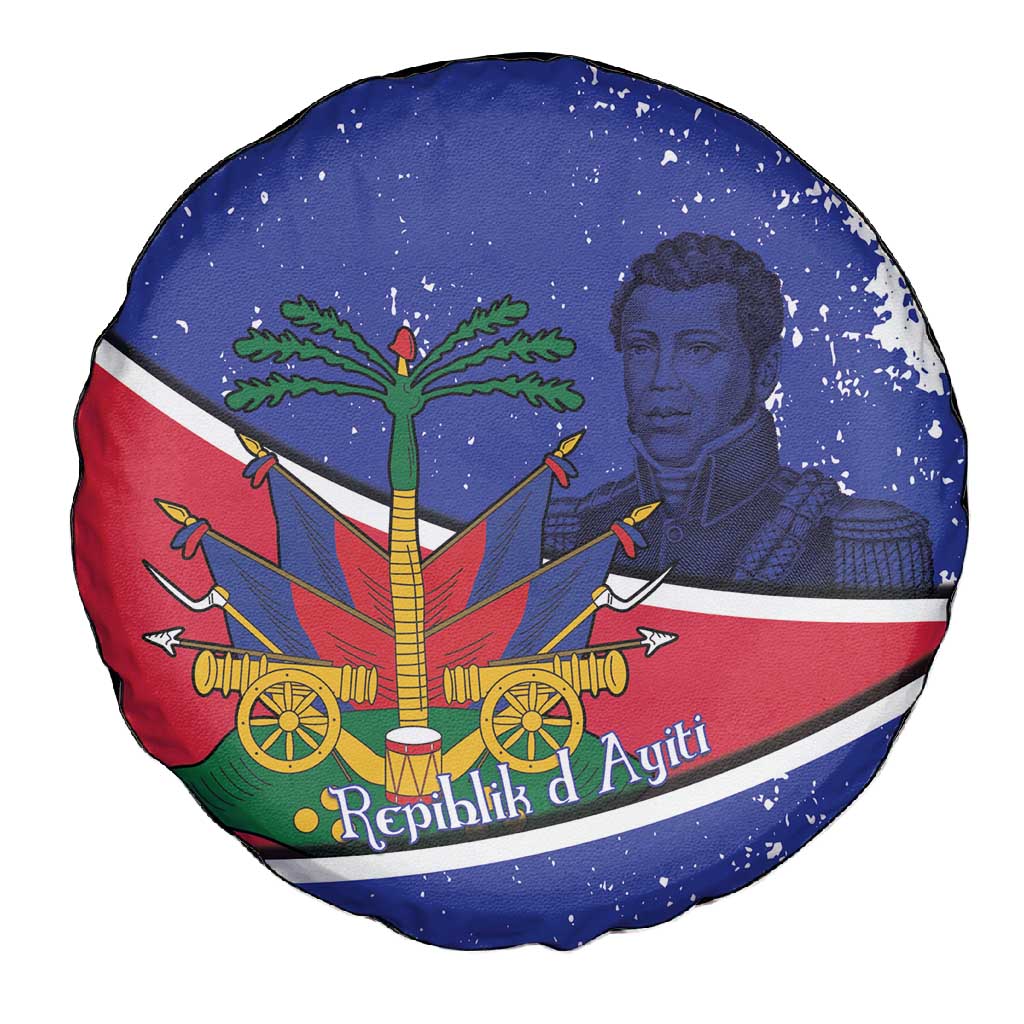 Republic of Haiti 1806-1820 Spare Tire Cover Alexandre Petion With Coat Of Arms - Wonder Print Shop