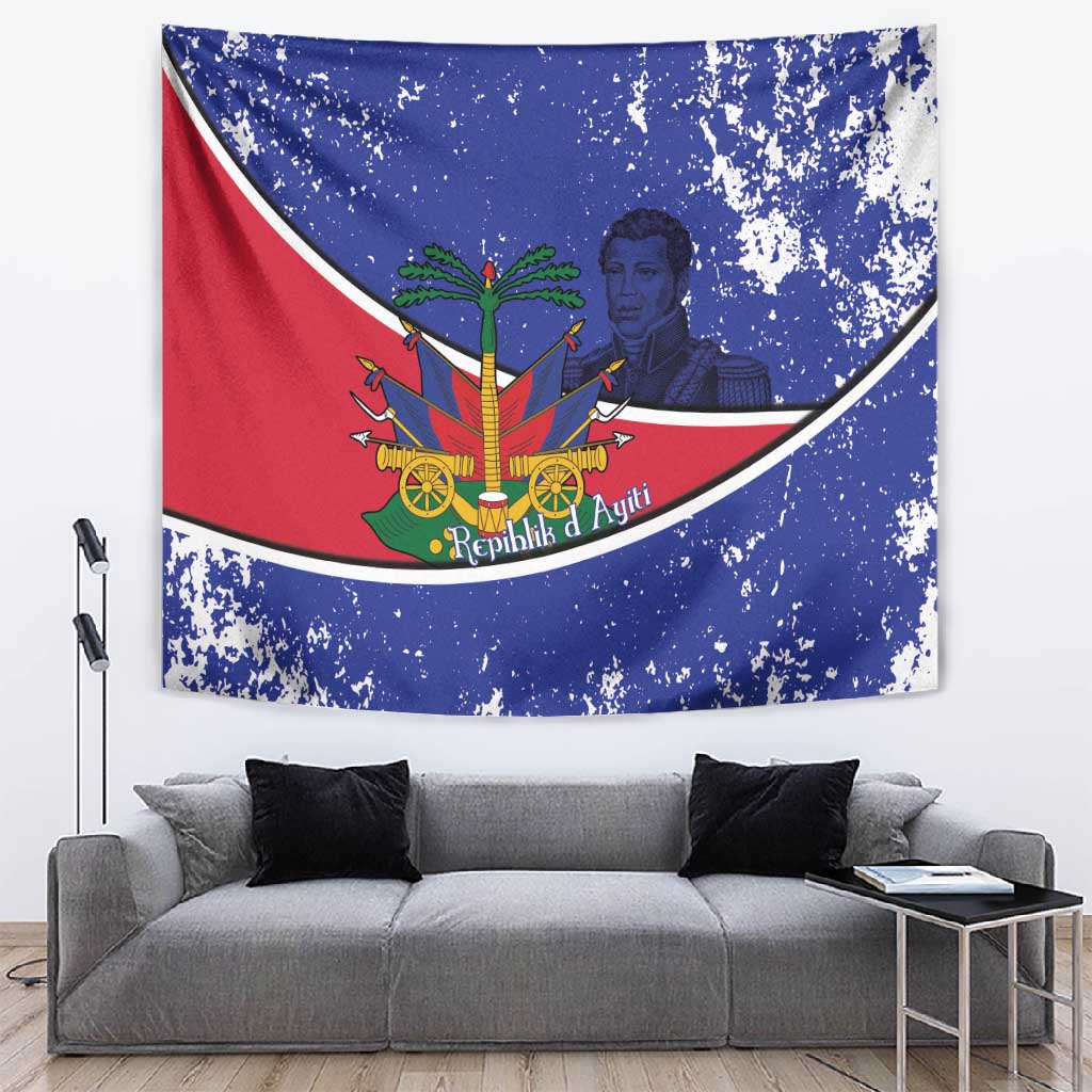 Republic of Haiti 1806-1820 Tapestry Alexandre Petion With Coat Of Arms - Wonder Print Shop