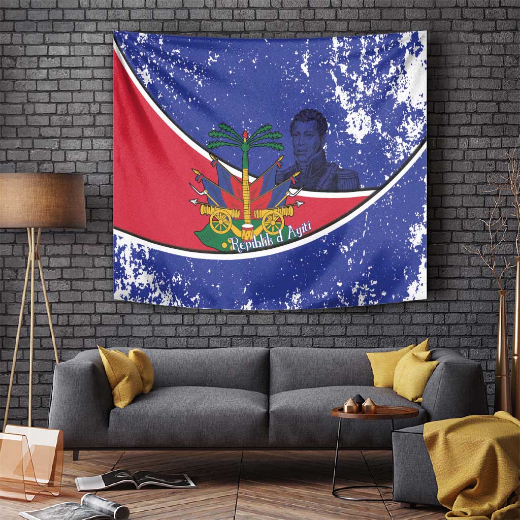 Republic of Haiti 1806-1820 Tapestry Alexandre Petion With Coat Of Arms - Wonder Print Shop