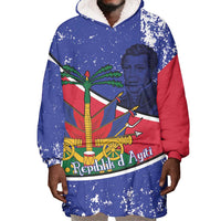 Republic of Haiti 1806-1820 Wearable Blanket Hoodie Alexandre Petion With Coat Of Arms - Wonder Print Shop