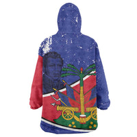 Republic of Haiti 1806-1820 Wearable Blanket Hoodie Alexandre Petion With Coat Of Arms - Wonder Print Shop