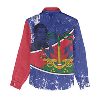 Republic of Haiti 1806-1820 Women Casual Shirt Alexandre Petion With Coat Of Arms - Wonder Print Shop