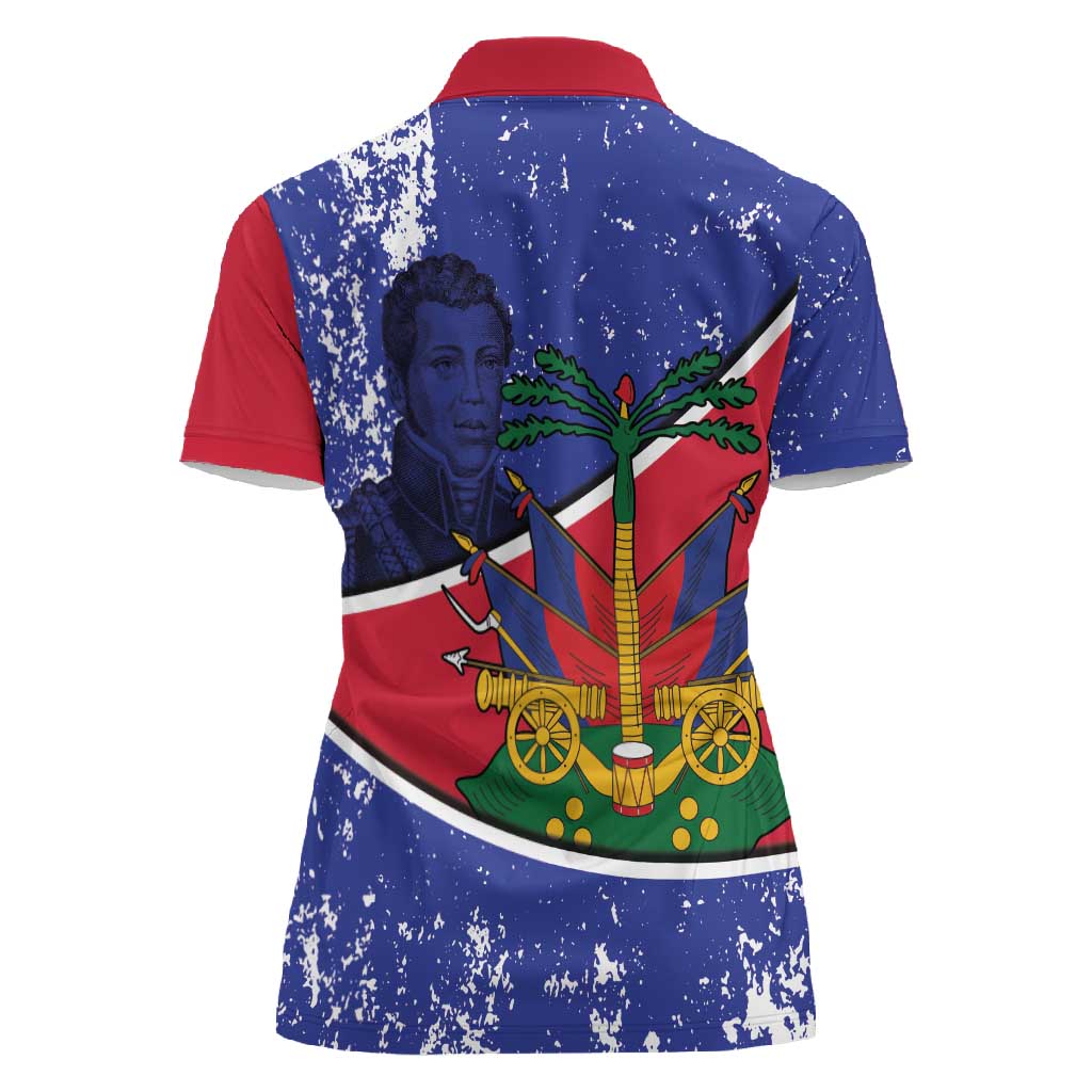 Republic of Haiti 1806-1820 Women Polo Shirt Alexandre Petion With Coat Of Arms LT14
