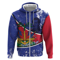 Republic of Haiti 1806-1820 Zip Hoodie Alexandre Petion With Coat Of Arms - Wonder Print Shop