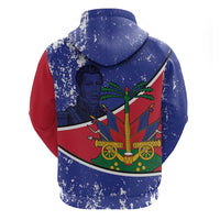 Republic of Haiti 1806-1820 Zip Hoodie Alexandre Petion With Coat Of Arms - Wonder Print Shop