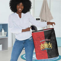 Kingdom of Haiti Laundry Basket Sans-Souci Palace Flag Style - Wonder Print Shop