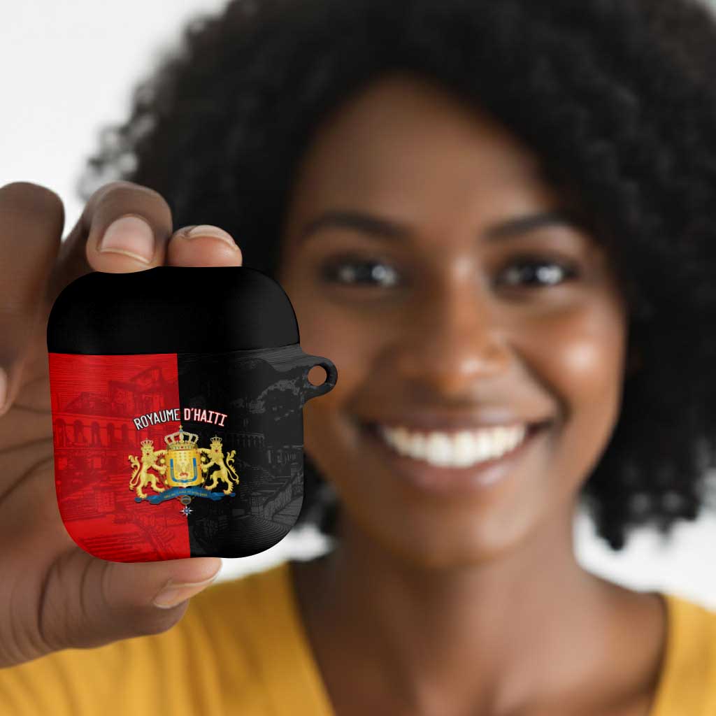 Kingdom of Haiti AirPods Case Sans-Souci Palace Flag Style - Wonder Print Shop