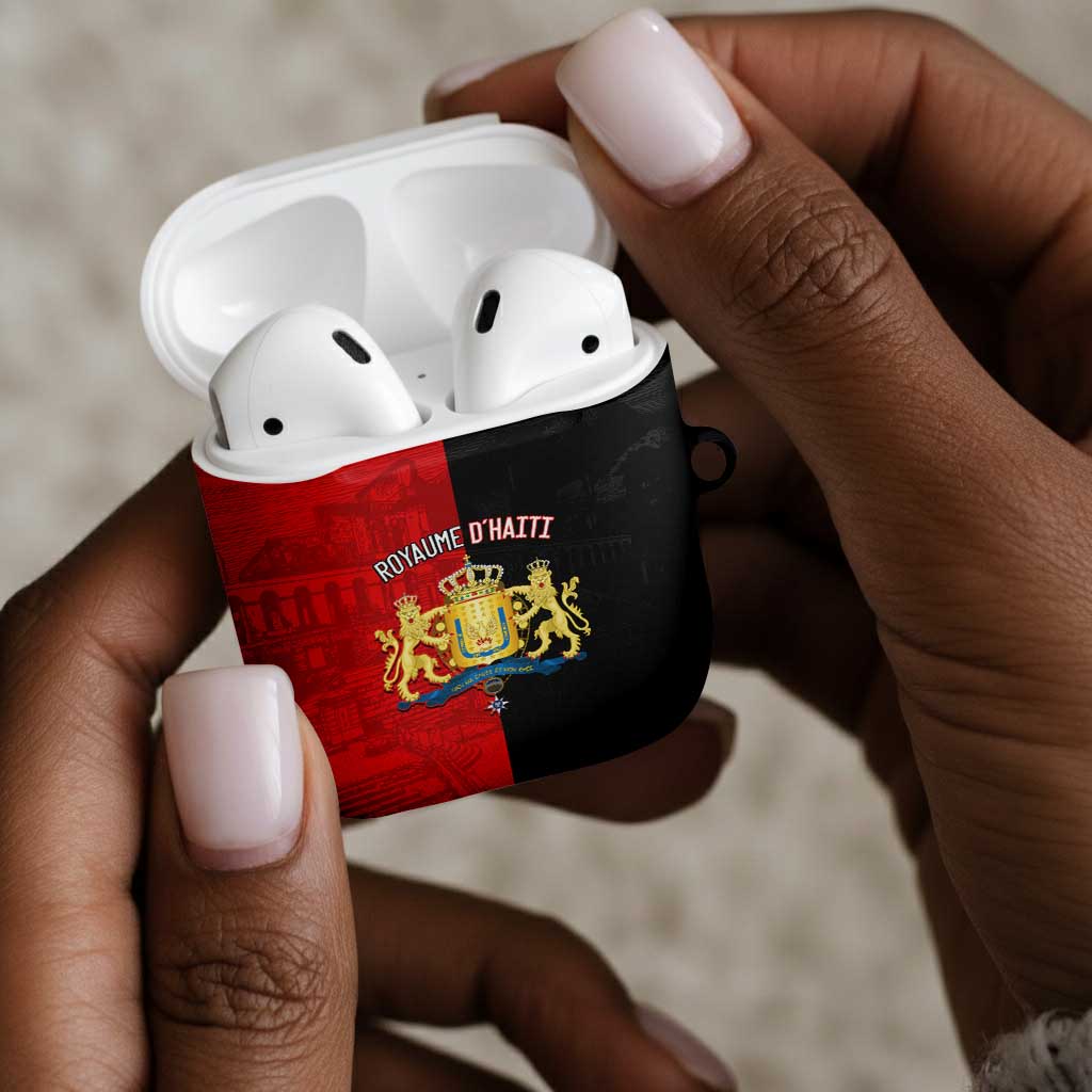 Kingdom of Haiti AirPods Case Sans-Souci Palace Flag Style - Wonder Print Shop