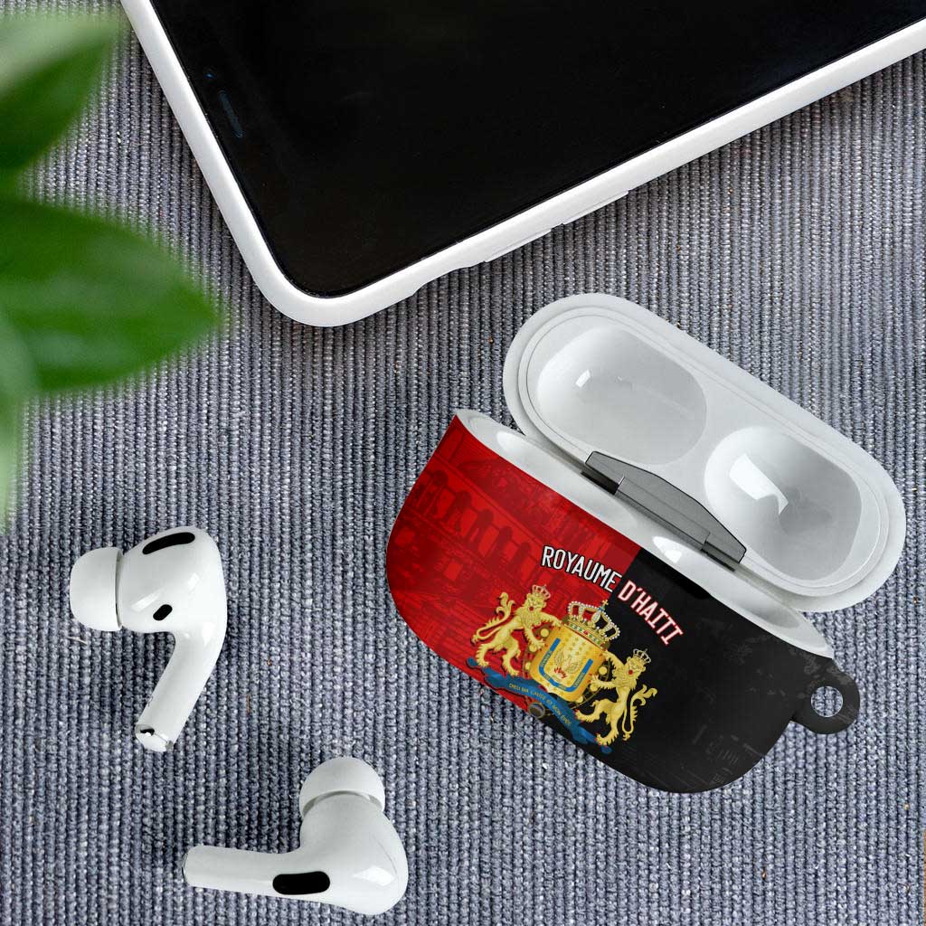 Kingdom of Haiti AirPods Case Sans-Souci Palace Flag Style - Wonder Print Shop