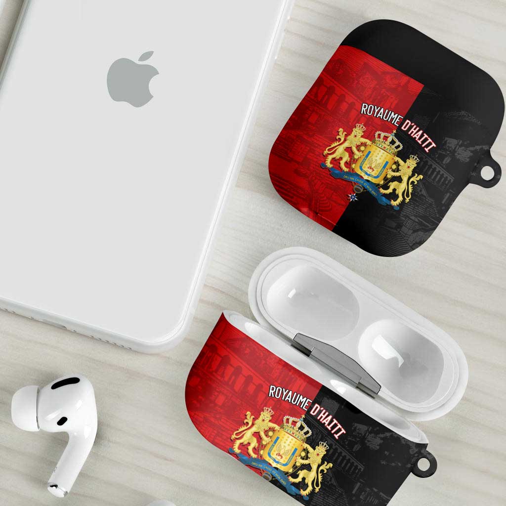 Kingdom of Haiti AirPods Case Sans-Souci Palace Flag Style - Wonder Print Shop