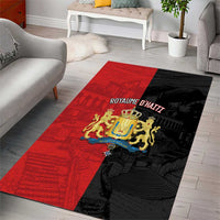 Kingdom of Haiti Area Rug Sans-Souci Palace Flag Style - Wonder Print Shop