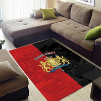 Kingdom of Haiti Area Rug Sans-Souci Palace Flag Style - Wonder Print Shop