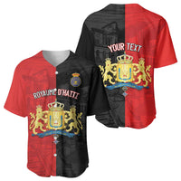 Personalized Kingdom of Haiti Baseball Jersey Sans-Souci Palace Flag Style LT14