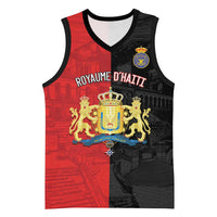 Personalized Kingdom of Haiti Basketball Jersey Sans-Souci Palace Flag Style - Wonder Print Shop