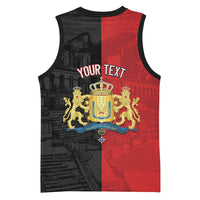 Personalized Kingdom of Haiti Basketball Jersey Sans-Souci Palace Flag Style - Wonder Print Shop