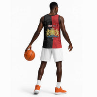 Personalized Kingdom of Haiti Basketball Jersey Sans-Souci Palace Flag Style - Wonder Print Shop