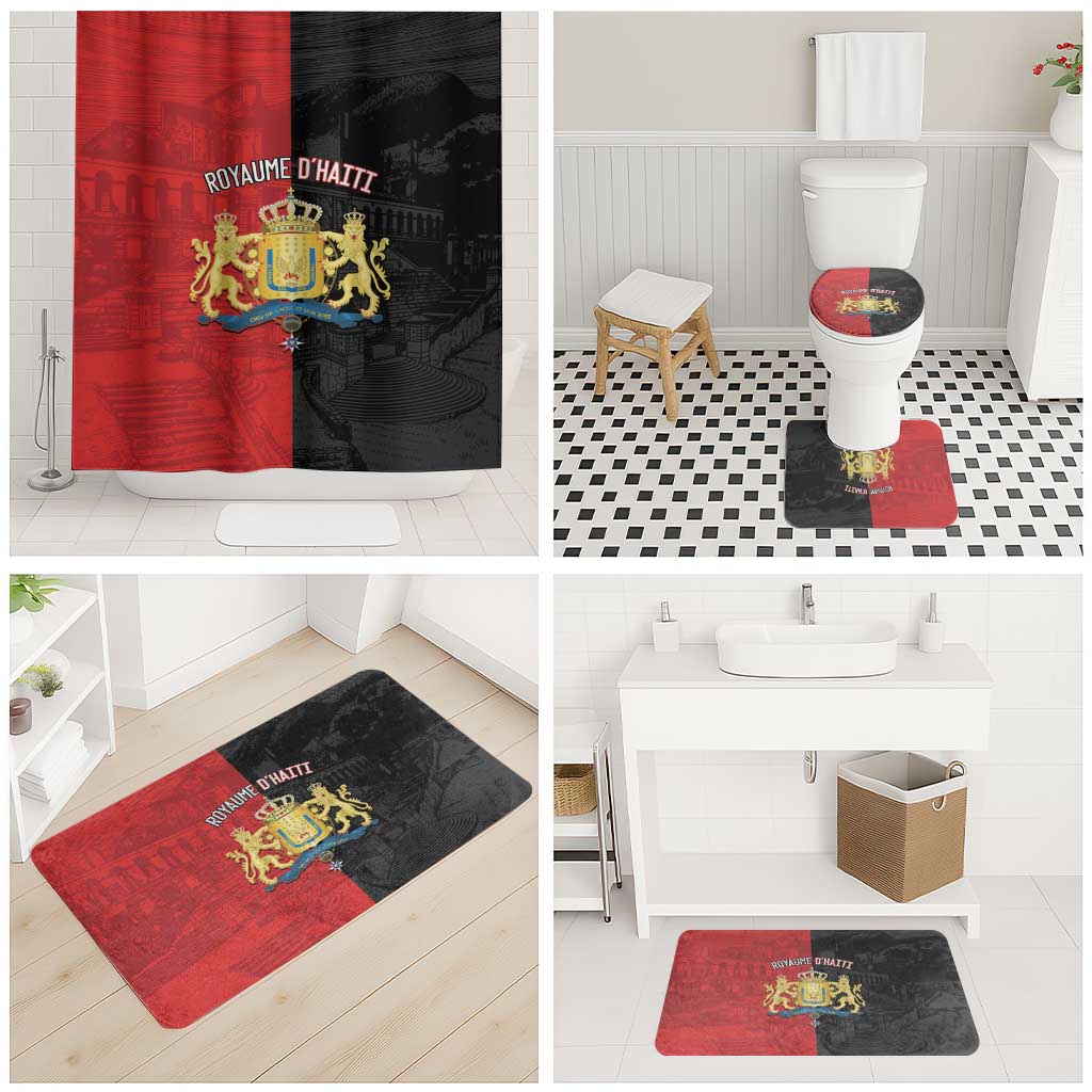 Kingdom of Haiti Bathroom Set Sans-Souci Palace Flag Style - Wonder Print Shop