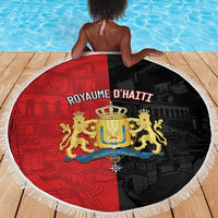 Kingdom of Haiti Beach Blanket Sans-Souci Palace Flag Style - Wonder Print Shop