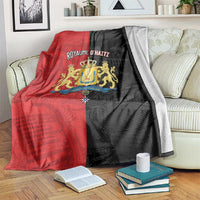 Kingdom of Haiti Blanket Sans-Souci Palace Flag Style - Wonder Print Shop