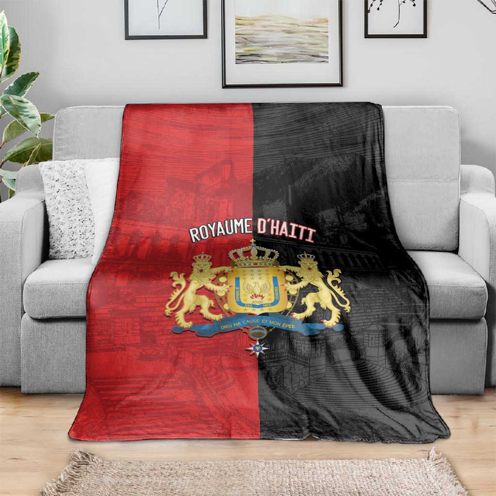 Kingdom of Haiti Blanket Sans-Souci Palace Flag Style - Wonder Print Shop