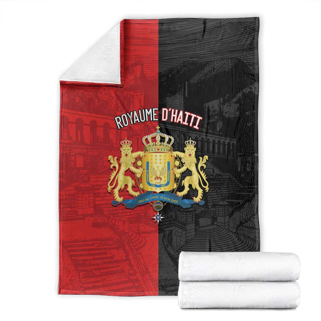 Kingdom of Haiti Blanket Sans-Souci Palace Flag Style - Wonder Print Shop