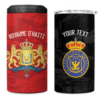 Personalized Kingdom of Haiti 4 in 1 Can Cooler Tumbler Sans-Souci Palace Flag Style - Wonder Print Shop