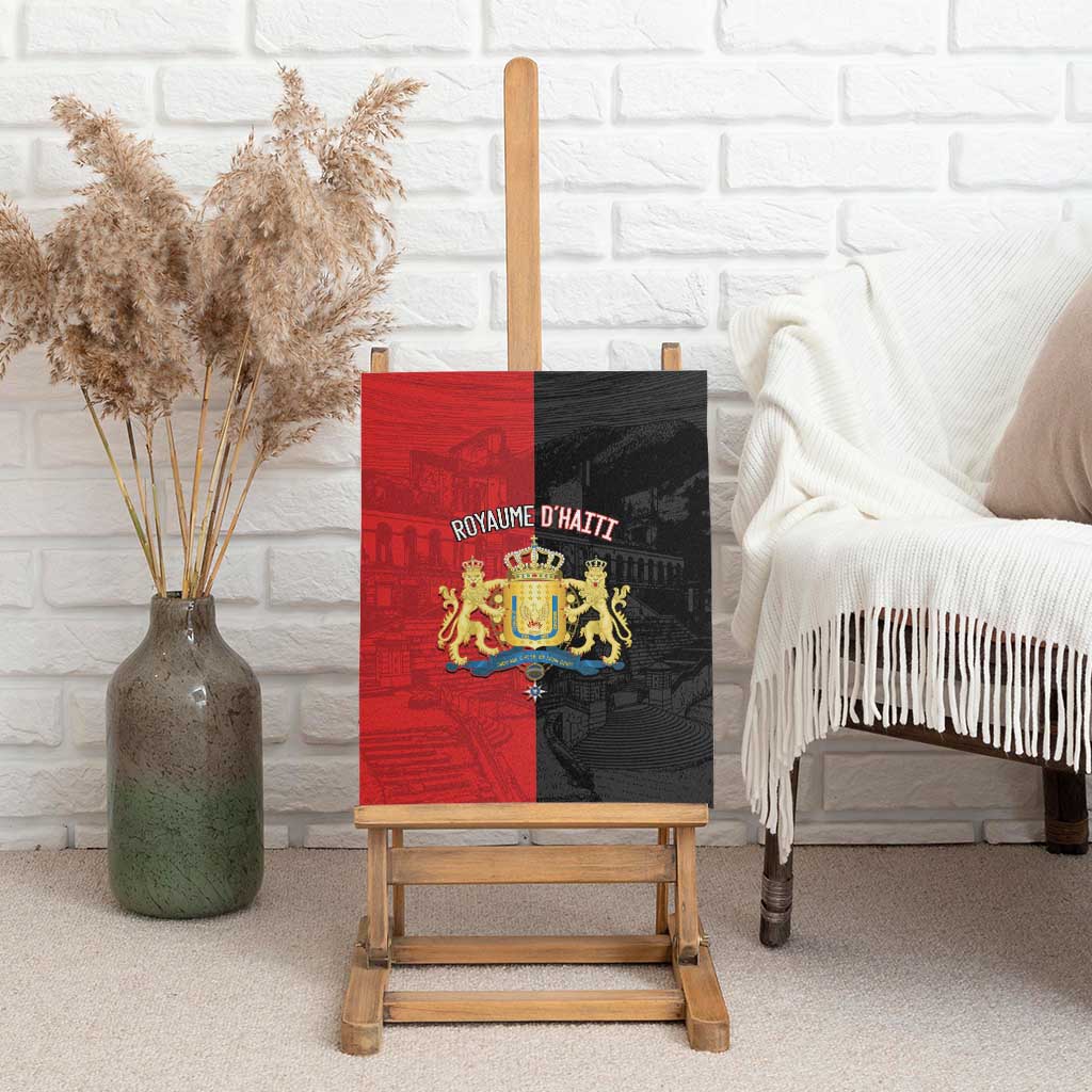 Kingdom of Haiti Canvas Wall Art Sans-Souci Palace Flag Style - Wonder Print Shop