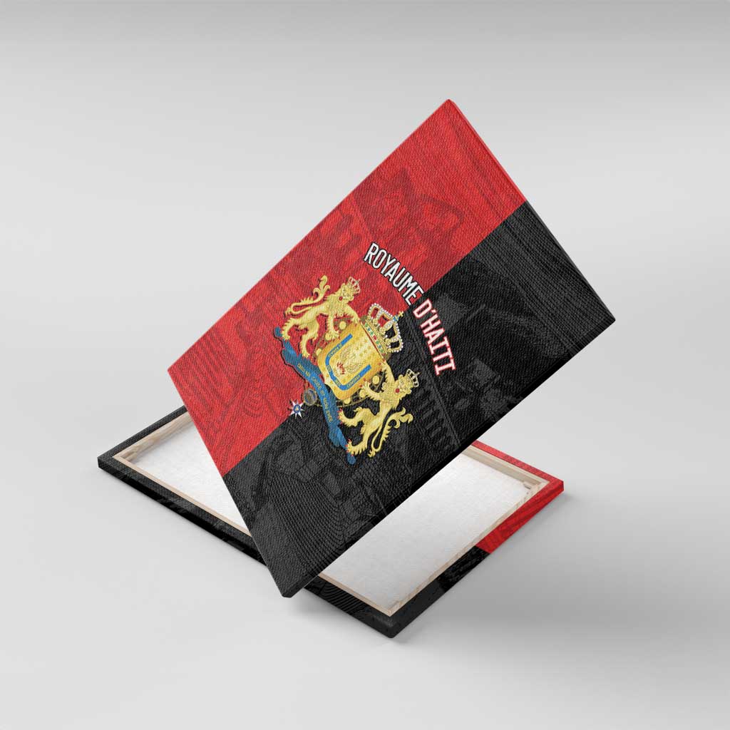 Kingdom of Haiti Canvas Wall Art Sans-Souci Palace Flag Style - Wonder Print Shop
