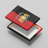 Kingdom of Haiti Canvas Wall Art Sans-Souci Palace Flag Style - Wonder Print Shop