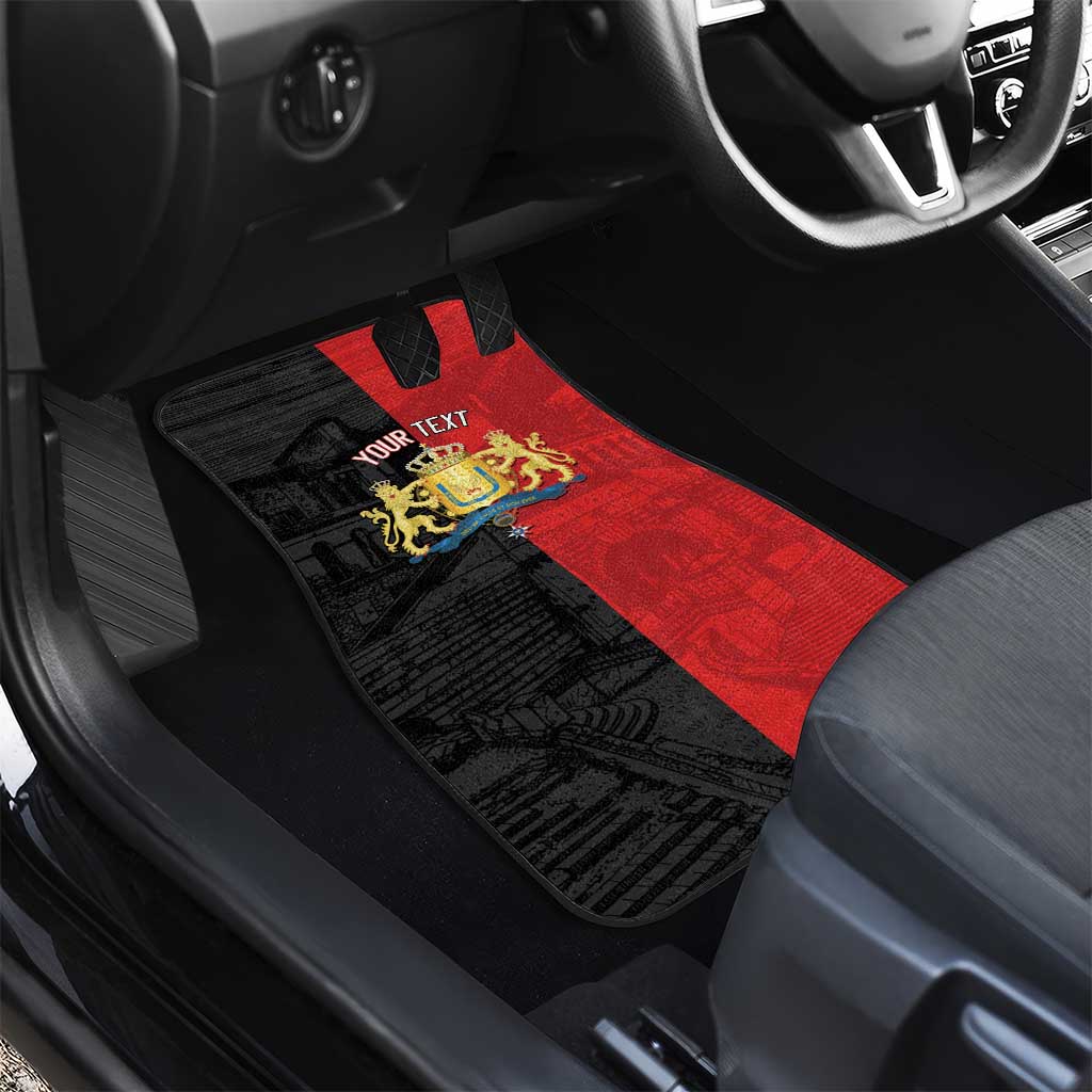 Personalized Kingdom of Haiti Car Mats Sans-Souci Palace Flag Style - Wonder Print Shop