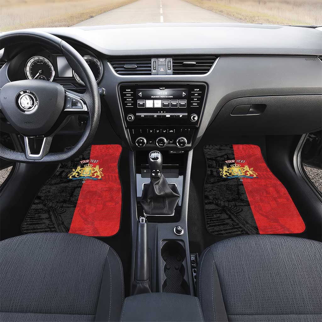 Personalized Kingdom of Haiti Car Mats Sans-Souci Palace Flag Style - Wonder Print Shop
