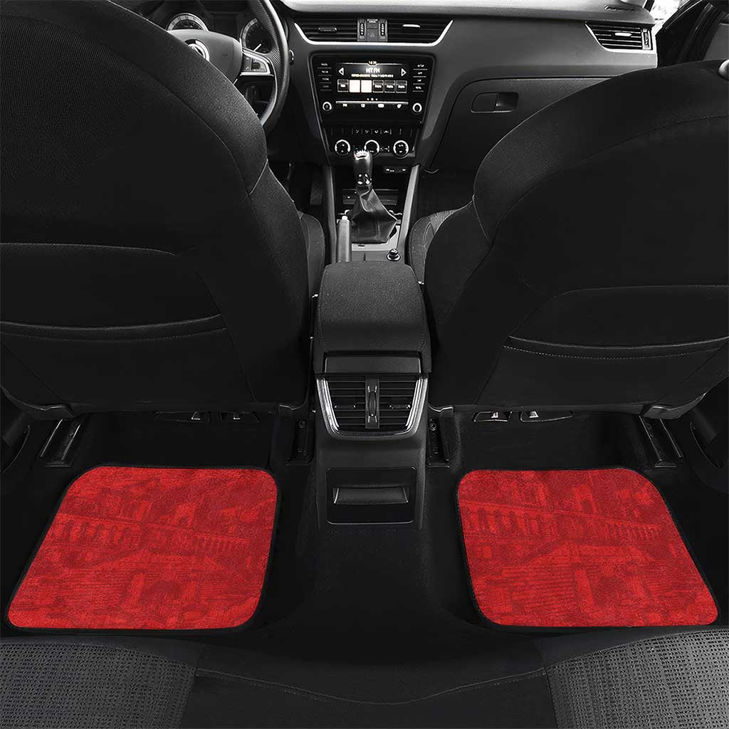Personalized Kingdom of Haiti Car Mats Sans-Souci Palace Flag Style - Wonder Print Shop