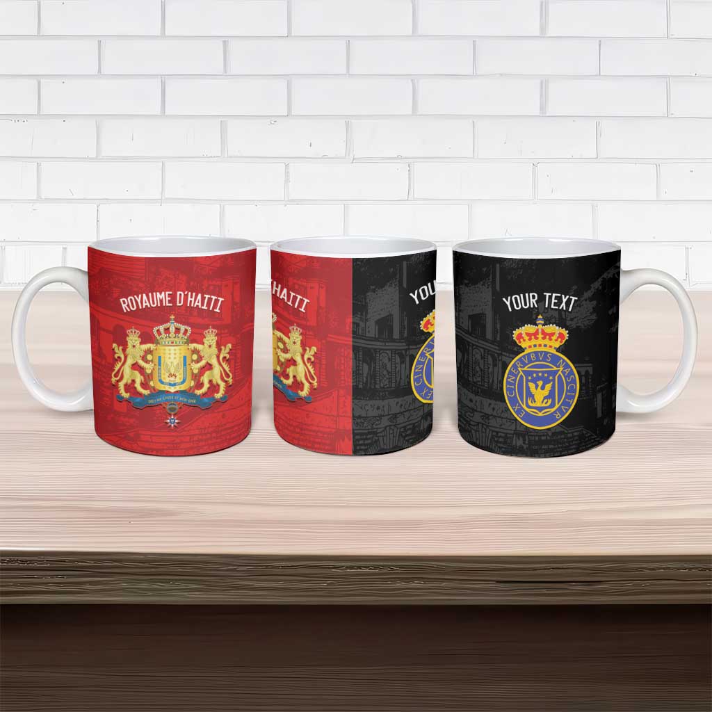 Personalized Kingdom of Haiti Ceramic Mug Sans-Souci Palace Flag Style - Wonder Print Shop