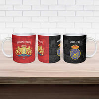 Personalized Kingdom of Haiti Ceramic Mug Sans-Souci Palace Flag Style - Wonder Print Shop