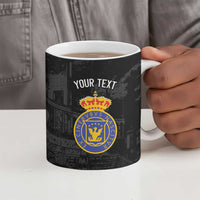 Personalized Kingdom of Haiti Ceramic Mug Sans-Souci Palace Flag Style - Wonder Print Shop