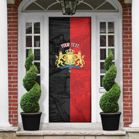 Personalized Kingdom of Haiti Door Cover Sans-Souci Palace Flag Style - Wonder Print Shop