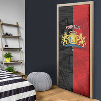 Personalized Kingdom of Haiti Door Cover Sans-Souci Palace Flag Style - Wonder Print Shop