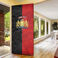 Personalized Kingdom of Haiti Door Cover Sans-Souci Palace Flag Style - Wonder Print Shop