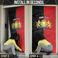 Personalized Kingdom of Haiti Door Cover Sans-Souci Palace Flag Style - Wonder Print Shop