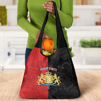 Kingdom of Haiti Grocery Bag Sans-Souci Palace Flag Style - Wonder Print Shop